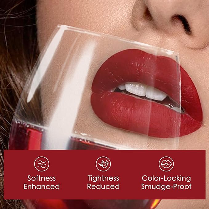 Smoky Rose Liquid Lipstick - Long-Lasting, Smudge-Proof, Transfer-Resistant Lip Color,Waterproof, Non-Transfer Formula (Moonlit Melody)