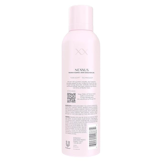 Nexxus Brunette Dry Shampoo For Dark Tones, 72 Hour Freshness, No Dull Residue with FLEXX-ADAPT Technology 5 Fl Oz