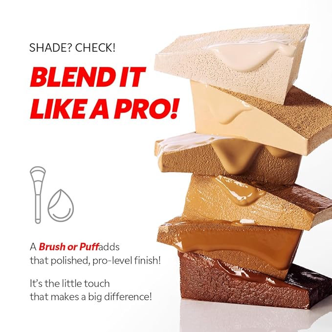 TIRTIR Mask Fit Red FoundationㅣLong Lasting Flawless Coverage, Energy Essence, Lightweight, Hydrating, Pore-Blurring, Breathable Satin Finish, Makeup, Radiant Skin, #37N Peanut, 1.01 Fl Oz