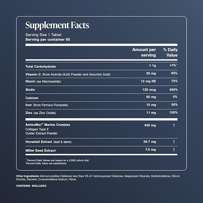 Viviscal Hair Growth Supplements For Women For Thicker, Fuller Hair, Nourishes Thinning & Loss, With Proprietary Collagen Complex, 60 Tablets, 1 Month Supply