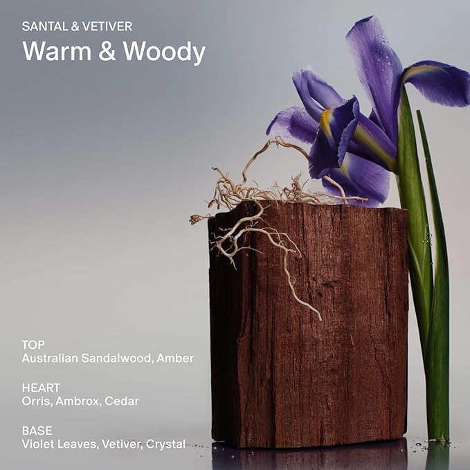 Salt & Stone Signature Scent Duo Set | 48 Hour Aluminum-Free Deodorant & Hydrating Body Mist | Skincare-Infused Deodorant & Body Spray | Santal & Vetiver