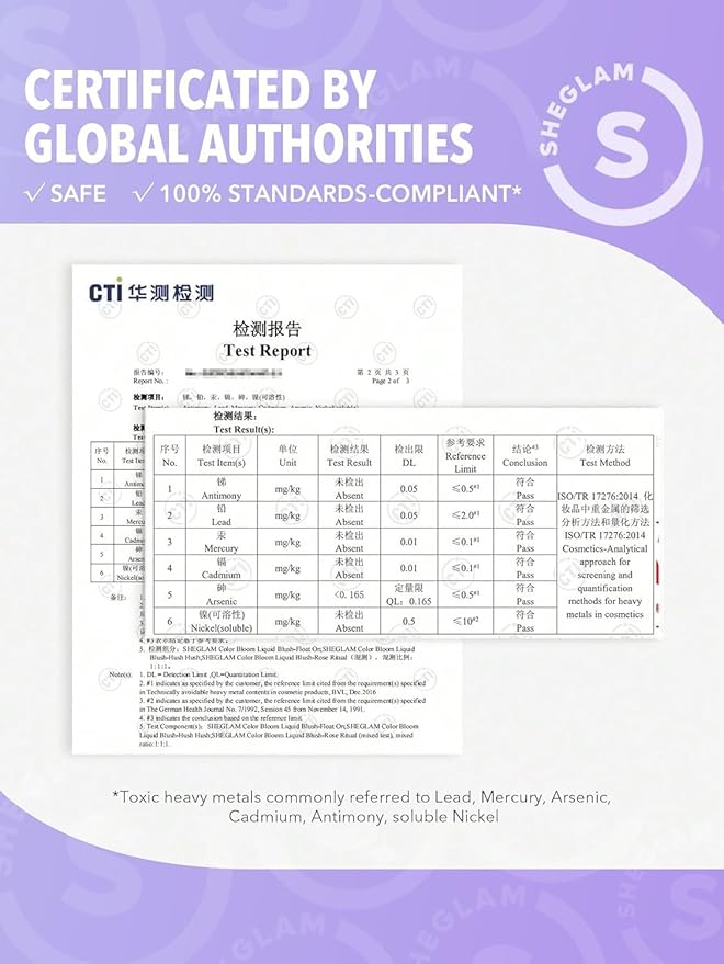 SHEGLAM Color Bloom Liquid Blush Makeup for Cheeks Matte Finish - Float On