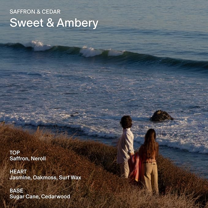 SALT & STONE Aluminum Free Deodorant | Extra Strength 48 Hour Protection for Women & Men | Made with Seaweed Extracts, Niacinamide & Prebiotics (Saffron & Cedar)