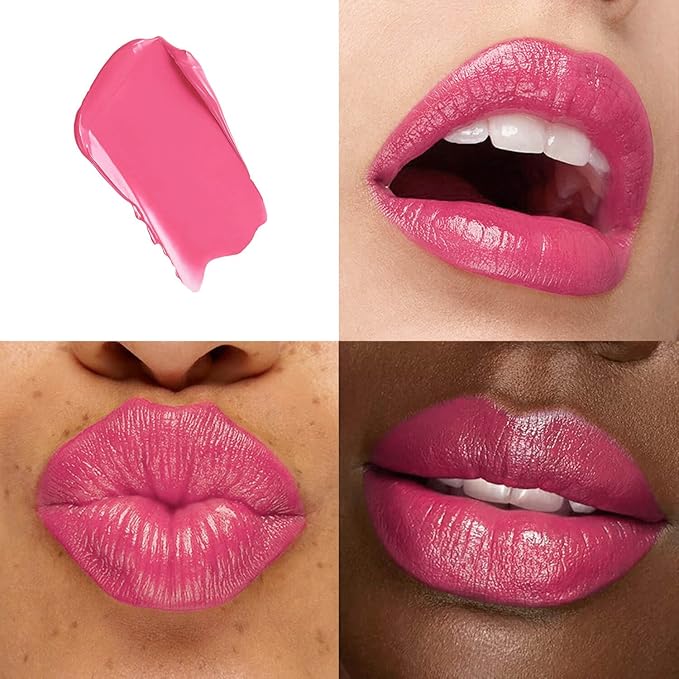 Moisture Soft Pink Lipstick – Hydrating Lip Balm for Dry, Cracked Lips, Weightless Creamy Lip Color with Vitamin E, Hydrasmooth, Glossy Juicy Finish, Long Lasting for Women (Pastel)