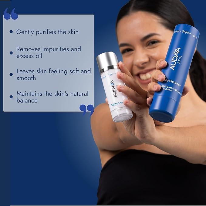 Silkify Cleanser for Dry & Sensitive Skin – Aloe Vera, Apple Stem Cell, Burdock Root & 0.2% Citric Acid – Hydrating, Soothing, Professional-Grade Face Wash – Made in USA, Cruelty-Free