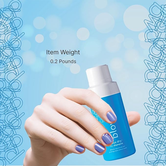 blowPro Faux Dry, Dry Shampoo Powder, Removes Excess Oil & Product Buildup w/o Water, No crunchy Residue, Creates Volume, Protein blend adds Shine and Resilience, Pouf Technology Travel Size 1.7oz