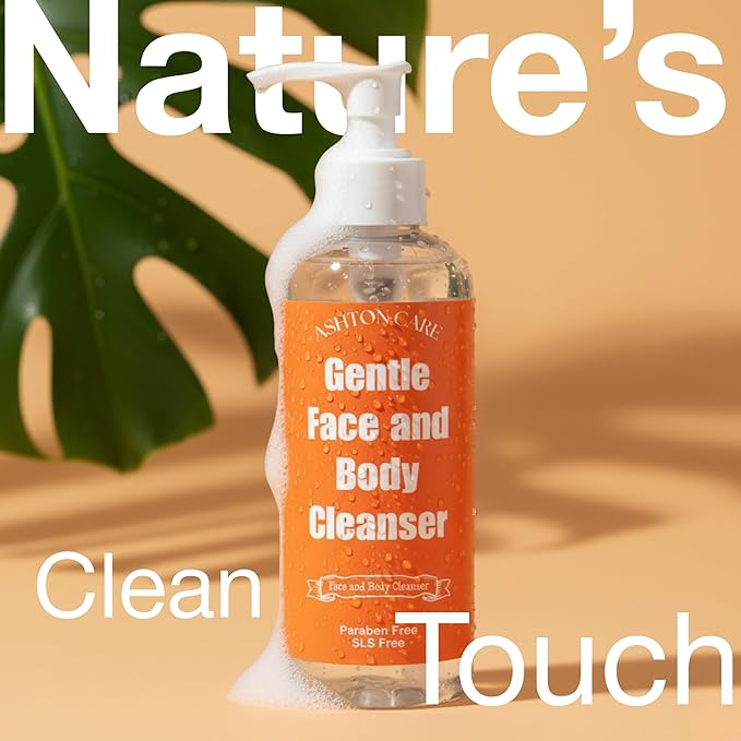 Gentle Face Cleanser with Witch Hazel & Green Tea - Hydrating Facial Wash for Women, Men | Water-Based Daily Facial Cleanser for Oily or Dry Skin | Soothing Hydrating Cleanser for Fresh, Balanced Skin