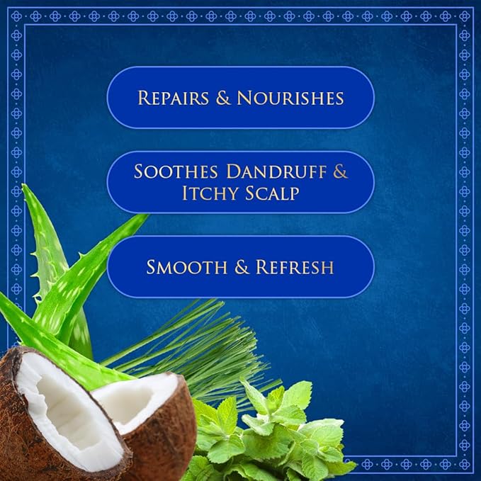 SPA CEYLON Margosa Mint Medicated Hair Conditioner | Treat and Control Dandruff and Itchy Scalp | Soothes Calm and Clears Hair and Scalp | For Dandruff & Problem Scalp