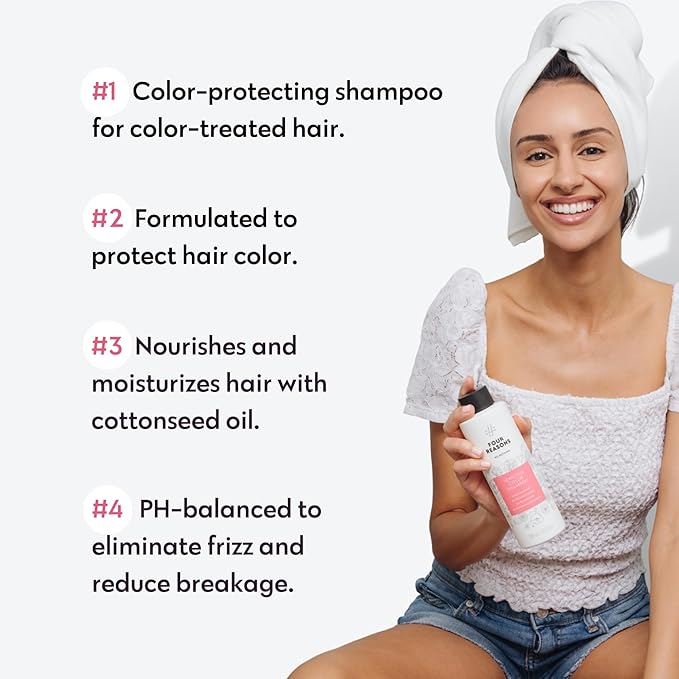 No nothing Sensitive shampoo for color treated hair - Fragrance Free - Hypoallergenic, Vegan, Paraben Free - Unscented Shampoo for Sensitive Scalp and Skin – 10.15 oz