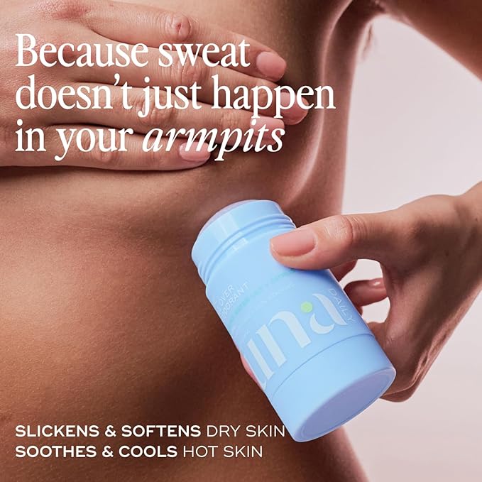 Luna Daily The All Over Deodorant™ Stick | Gel Deodorant for Women | Aluminum-Free, Non-Staining & pH-Balanced | Cooling Water Lily & Citrus | With Hyaluronic Acid & Prebiotics, 2.4 oz