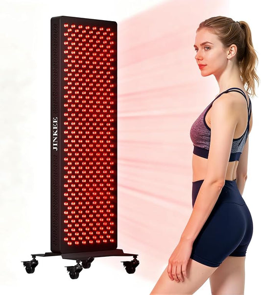 Red Light Therapy Panel, Full Body 500W High Power Device with 4 Wavelengths for Pain Relief & Muscle Recovery, Professional Grade 350 LEDs for Skin Care & Energy, Modular Design