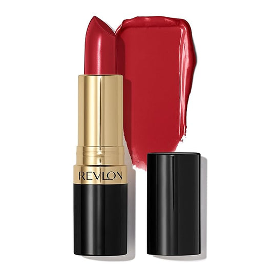 Revlon Super Lustrous Lipstick, Creamy Formula For Soft, Fuller-Looking Lips, Moisturized Feel, 525 Wine With Everything, 0.15 oz