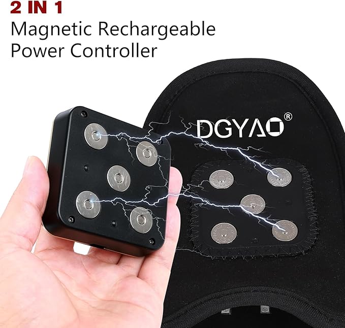 Cordless Rechargeable Red Infrared Light Therapy for Feet Pain Relief FDA Cleared Slipper LED Light Therapy Pad Device for Foot Toes Instep Heel Home Travel Use