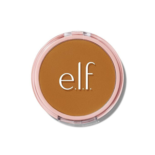 e.l.f. Halo Glow Powder Filter, Ultra-fine Finishing Powder, Smooths The Look of Pores & Fine Lines, Creates A Soft-Focus Glow, Vegan & Cruelty-Free, Deep Warm