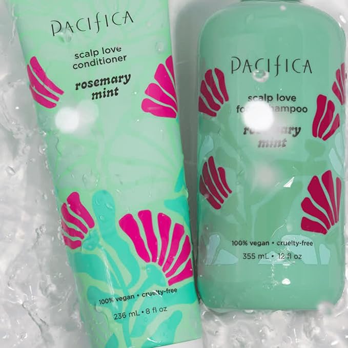 Pacifica Rosemary Mint Scalp Detox Shampoo – Clarifying Shampoo for Dry Flaky Scalp, Removes Buildup & Excess Oil, Invigorating Rosemary + Mint Clean Beauty Vegan Dermatologist Tested