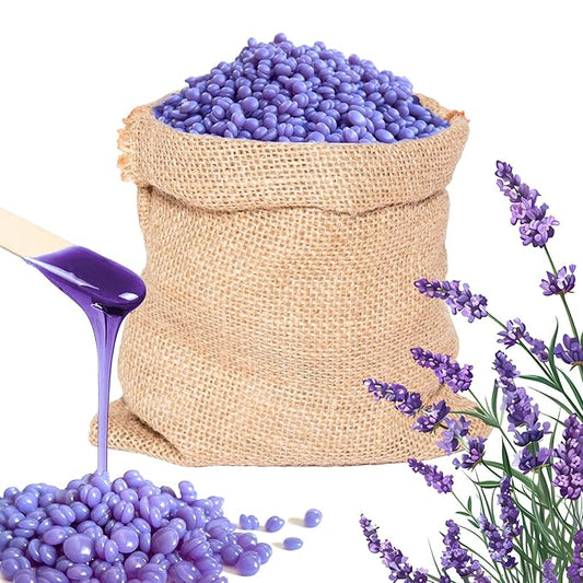 5lb Wax Beads for Hair Removal Bulk, 80 oz Big Bag of Purple Paperless Hypoallergenic Waxing Beads Refill for Salon & At-Home Use, Full Body (Brazilian, Bikini, Face, Underarm, Legs) Wholesale-Size