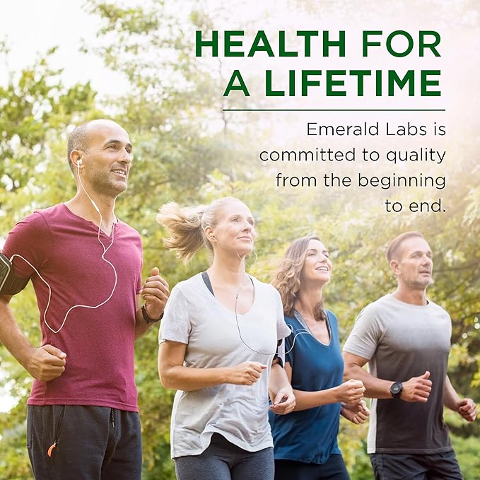 EMERALD LABS Women's 45+ 1-Daily Multi - Complete Multivitamin for Comprehensive Support, Bone & Heart Health* - Designed for Women 45+ - Gluten-Free & Vegetarian- 60 Vegetable Capsules