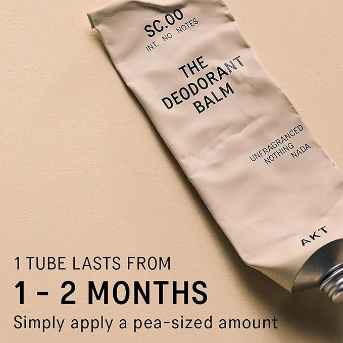 AKT Deodorant Balm 1.7 Fl Oz, Natural Deodorant for Men and Women, Award-Winning, Multi-use, Fragrance Free Cream Deo Without Aluminum, Suitable for Sensitive Skin, Plastic Free, All Genders