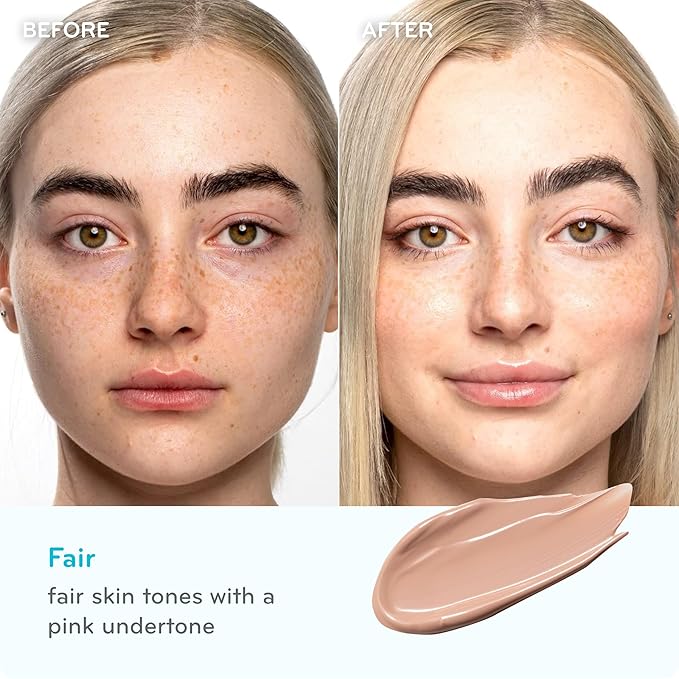 pūrlisse Radiant Glow Illuminating BB Cream with SPF 30 - Glow BB Cream Enriched with Goji & Hawthorn Berry for Dewy Skin - Helps to Improve Skin Texture & Radiance - Fair (1.4 oz)