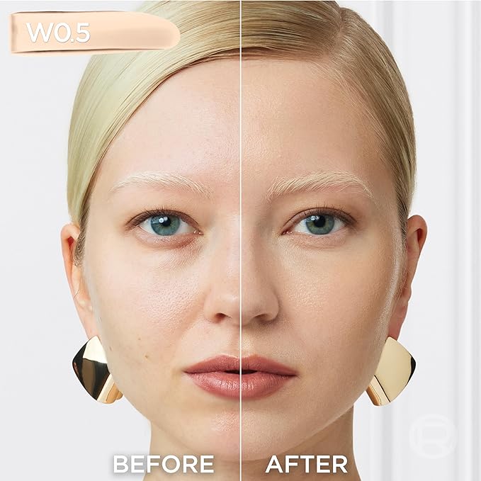 L'Oreal Paris True Match Super-Blendable Foundation, Medium Coverage Liquid Foundation Makeup, W0.5, Light, 1 Fl Oz