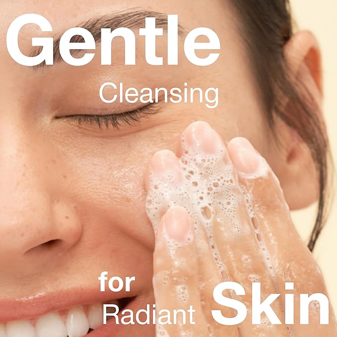 Gentle Face Cleanser with Witch Hazel & Green Tea - Hydrating Facial Wash for Women, Men | Water-Based Daily Facial Cleanser for Oily or Dry Skin | Soothing Hydrating Cleanser for Fresh, Balanced Skin