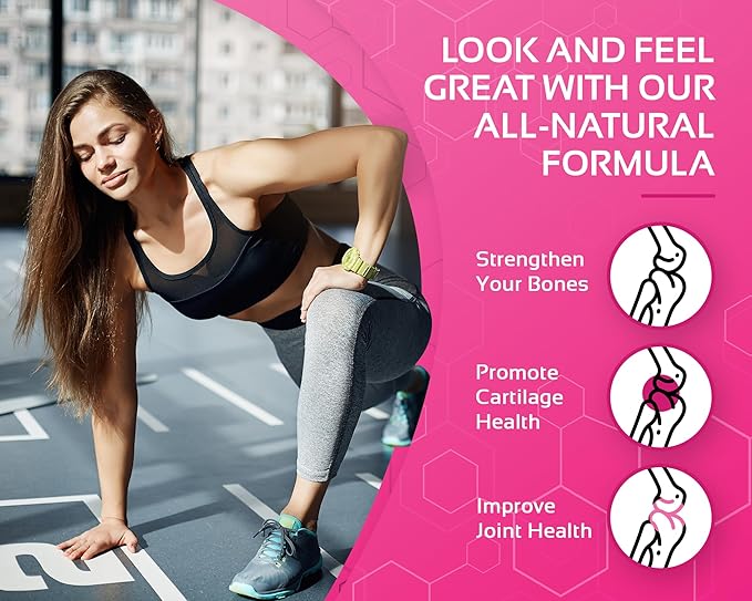 Multi Collagen for Women with Hyaluronic Acid, Vitamin C and Biotin, Collagen Protein Supplement with Types I, II, III, V, X Peptides for Healthy Hair, Skin, Nails and Joints, 120 Capsules