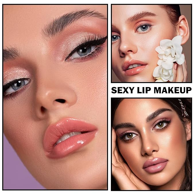 Matte Nude Lipstick Silky Velvet Lip Gloss Nude Lip Stain Paper Tube Lipsticks Non-Stick Cup, Waterproof Long Lasting Matte Lipstick for Women Daily Professional Lip Makeup-01 Clear