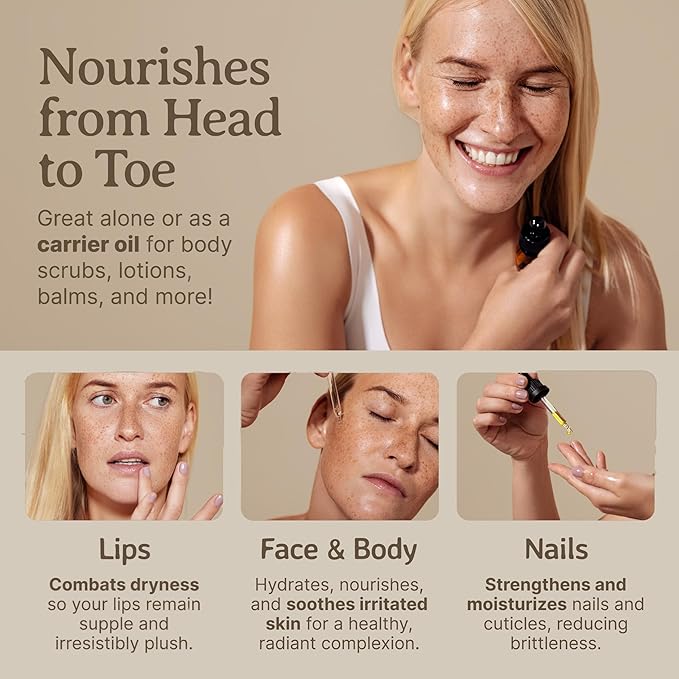 Bella Terra Oils - Organic Castor Oil 4oz Glass Bottle - Luxuriate with Cold-Pressed Organic Castor Goodness, Overflowing with Palmitic Acid, Perfect Skin Partner