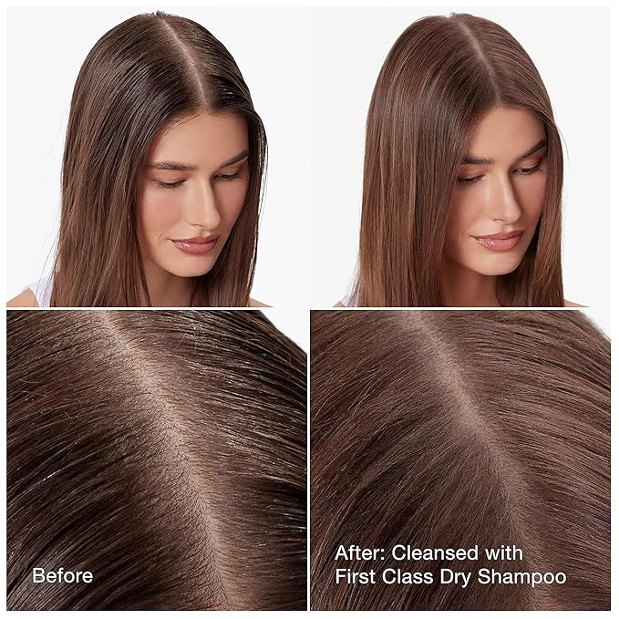 IGK First Class Charcoal Detox Dry Shampoo | Deep Cleansing, Oil & Odor Absorbing | Adds Volume & Texture | For All Hair Types | 6.3 oz (Pack of 2)