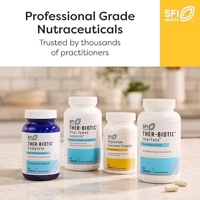 Klaire Labs SFI Health Joint Support Formula - Joint Recovery & Cartilage Production Blend with Hydrolyzed Collagen, Chondroitin & Hyaluronic Acid (120 Capsules)