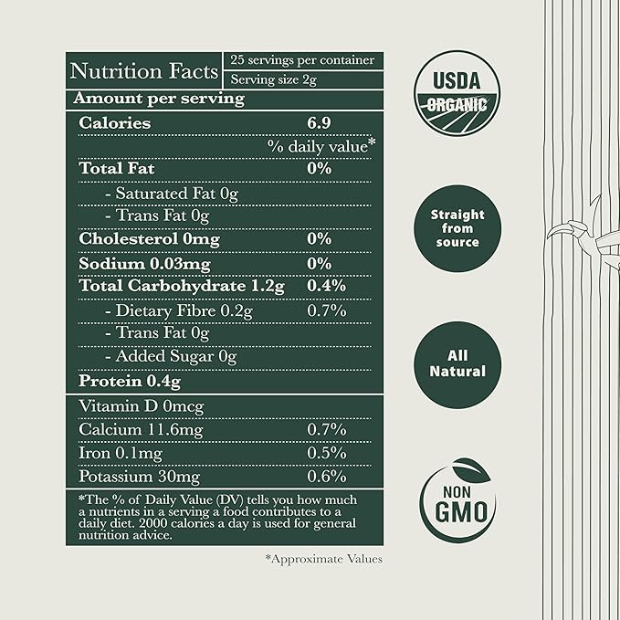 Luxmi Estates Indian Passion Organic Mango Passion Fruit Green Tea (50 Tea Bags) Mildly Caffeinated Tea Bags For Detox, Cleansing, and Digestion, With Certified Organic Darjeeling Makaibari Green Tea