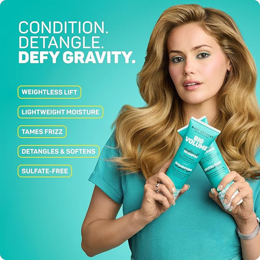 Marc Anthony Big Volume Conditioner, Weightless Moisture for Voluminous Hair