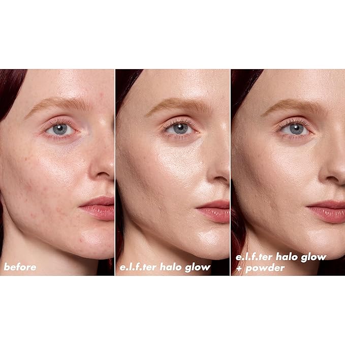 e.l.f. Halo Glow Powder Filter, Ultra-fine Finishing Powder, Smooths The Look of Pores & Fine Lines, Creates A Soft-Focus Glow, Vegan & Cruelty-Free, Fair Neutral Cool