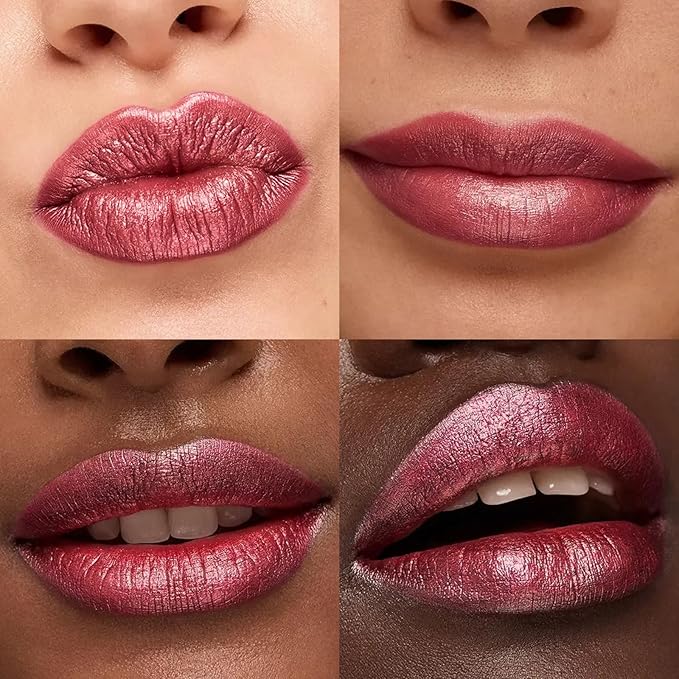 FOCALLURE Glisten Opal Shine Lipstick, High Impact Lip Color, Moisturizing Tinted Lip Balm, Lightweight & Hydrating Formula for Lip Care, ONE BITE