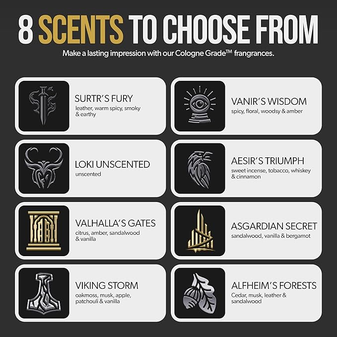 The Beard Struggle Men's Body Wash Hoenir's Poem - Gold Collection - Skin Cleaning Agent - Natural Body Wash - Shower Gel Liquid Soap - 240 mL / 8 US. fl. oz.