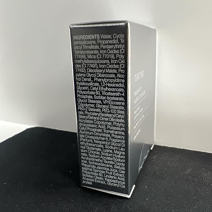 [*Mini Size*] TIRTIR Aura Glow Silver Cushion | Korean Cushion Foundation, (#51N Fudge, 0.15 Fl Oz)