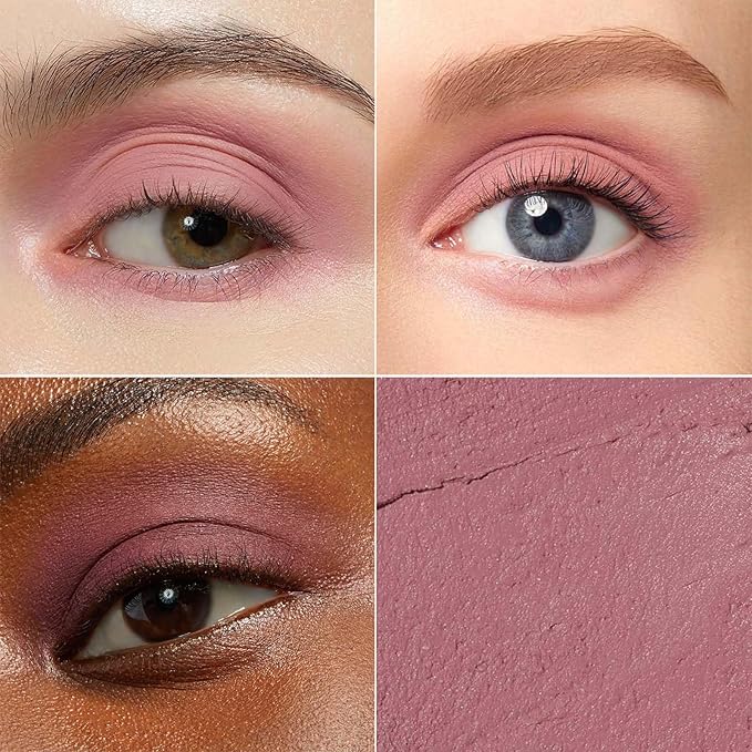 Eyeshadow Stick Cream Single Eyeshadow Pencil Makeup, High Pigmented Crease-proof Eye Shadow Brightener Stick, Hypoallergenic Waterproof Long Lasting eye Highlighter Stick(11# Rose Pink Matte)