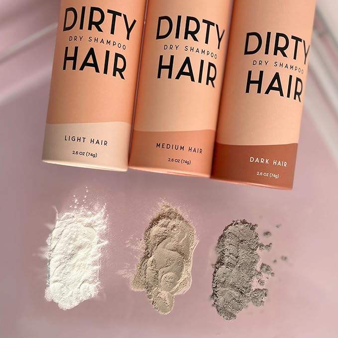 Loxy Dry Shampoo Volumizing Powder for Light, Brown, & Dark Hair | Non Aerosol | Made in USA, No Benzene, Vegan, Talc Free, Aluminum Free | Grapefruit essential oil | 2.6 oz