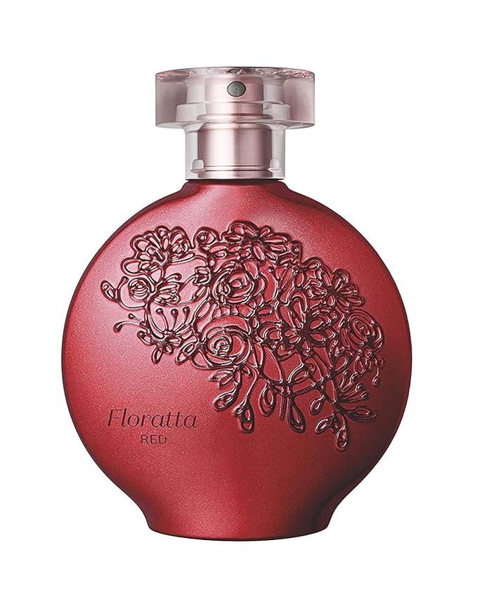 O BOTICARIO Floratta Red Eau de Toilette, Long-Lasting, Fresh Floral Fragrance Perfume for Women, 2.5 Ounce
