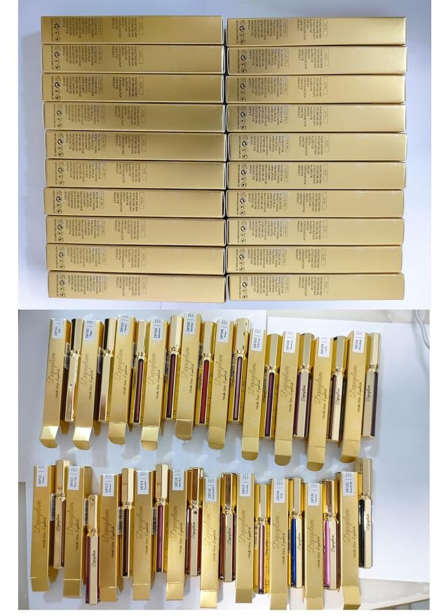 Nude Lipsticks for Women Metallic Lipstick Long Lasting Non Stick Cup Lip Gloss, Shimmer Lightweight Hydrating Full Coverage Lip Color, DP117 Coconut