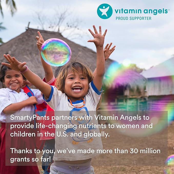 SmartyPants Women's Multivitamin Gummies, Sugar Free: Biotin, Methylfolate, Omega 3 (ALA), Vitamin D3, C, Vitamin B12, B6, A, K & Zinc, Inositol, Gluten Free, 60 Count (20 Day Supply)