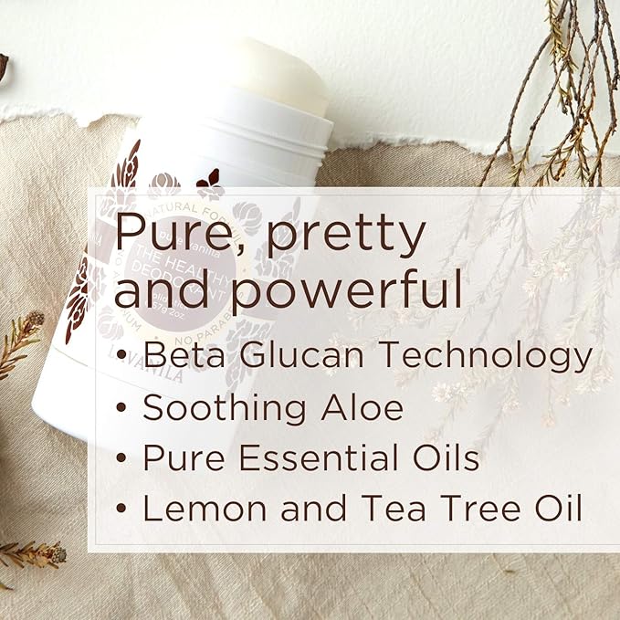 Lavanila Vanilla Grapefruit Deodorant for Women 2-Pack (2 Oz Each) - Natural Aluminum Free Solid Stick Deodorant, Made In USA, Vegan