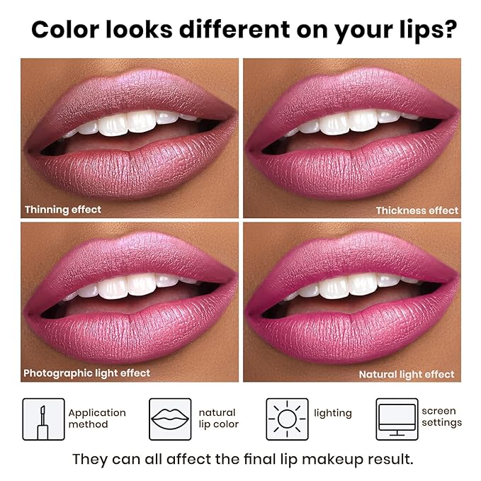 Metallic Liquid Lipstick Nude Pink – High Pigment Long-Lasting Waterproof Lip Gloss with Metallic Finish, Smudge-Proof, Non-Sticky, Lightweight Lip Makeup for Party & Daily Wear (Sweet Hope)