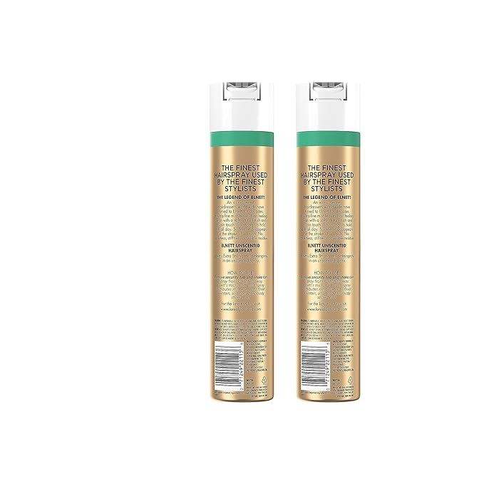 L'Oreal Paris Hair Care Elnett Satin Extra Strong Hold Hairspray, Unscented, 11 Ounce (Pack of 2)