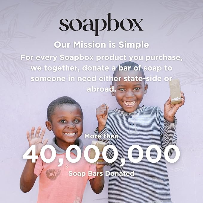 Soapbox Aluminum Free Deodorant, Coconut & Vanilla Scented Deodorant, Scented Aluminum-Free Natural Deodorants, 2.65oz