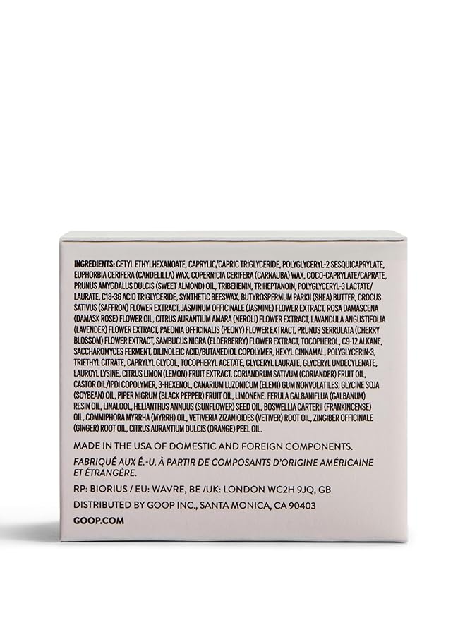 goop Beauty Cleansing Balm | Makeup Remover & Facial Cleanser for Sensitive Skin | Saffron Extract, Vitamin E, & Biofermented Cleansing Microspheres | Removes Dirt, Pollution, & Sunscreen | 3.4 fl oz