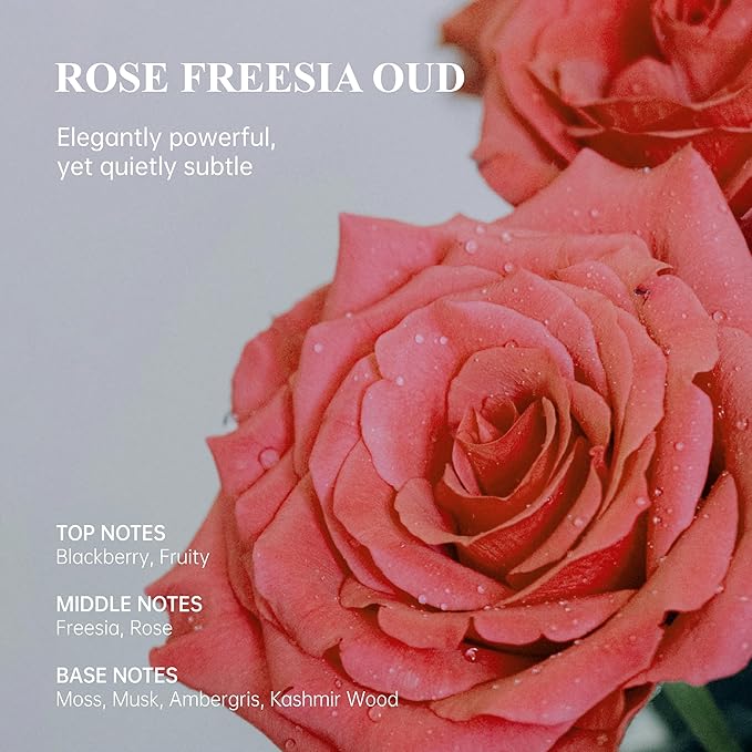 Atom Fresh Deodorant for Women, Natural Deodorantcream with 72-Hour Odor Control, Aluminum Free Deodorant for Sensitive Skin, Baking Soda Free with Amino Acids & Probiotics, Rose Fressia Oud, 3.5 oz