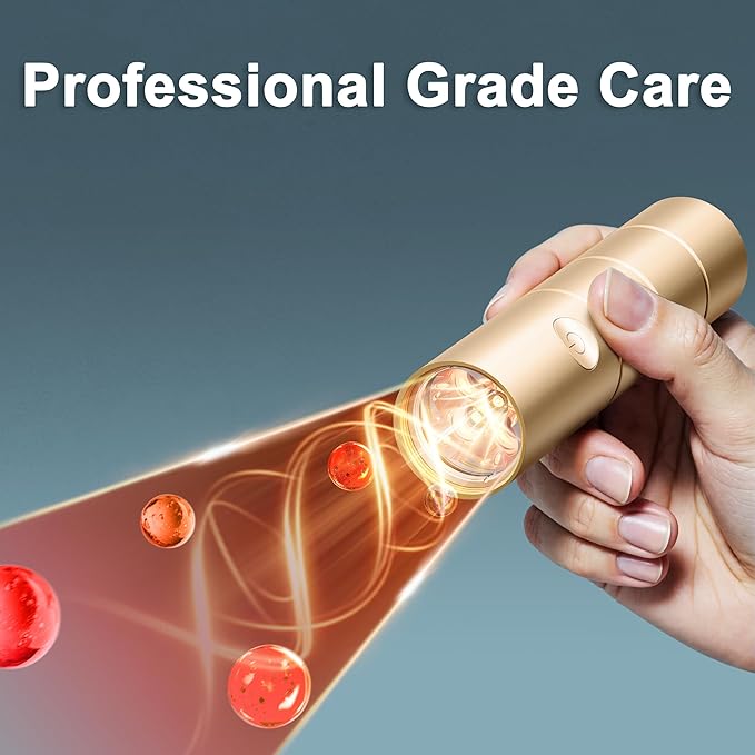 Pain Therapy Light (Model 1301), Near Infrared Light Therapy Wand with LED Light 630, 660, 855, 940nm