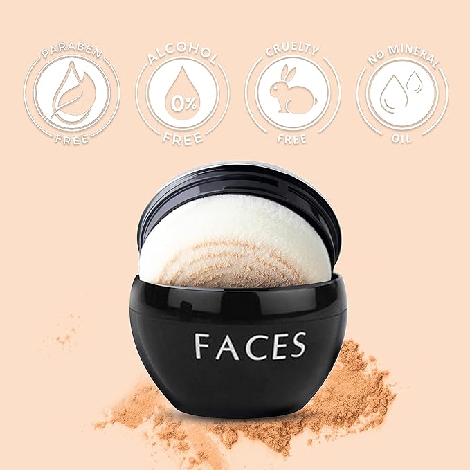 Mineral Loose Powder - Natural Beige 05 | Matte Finish Makeup Setting Powder | 12 Hour Oil Control | Soft Luminous Glow | 0.25 Oz/7g