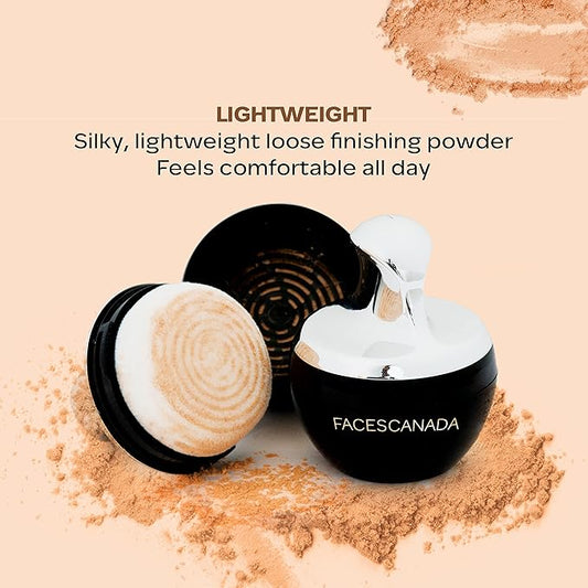 Mineral Loose Powder - Natural Beige 05 | Matte Finish Makeup Setting Powder | 12 Hour Oil Control | Soft Luminous Glow | 0.25 Oz/7g
